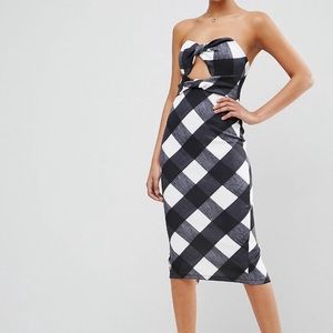 ASOS MIDI SCUBA DRESS